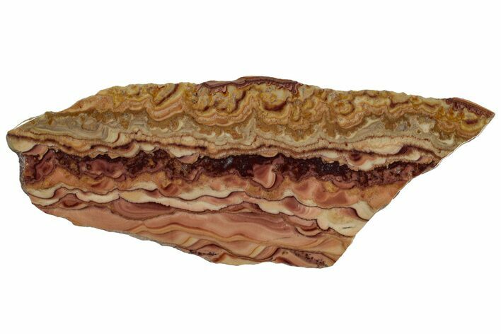 Polished Slab Of Rolling Hills Dolomite - Mexico #316677